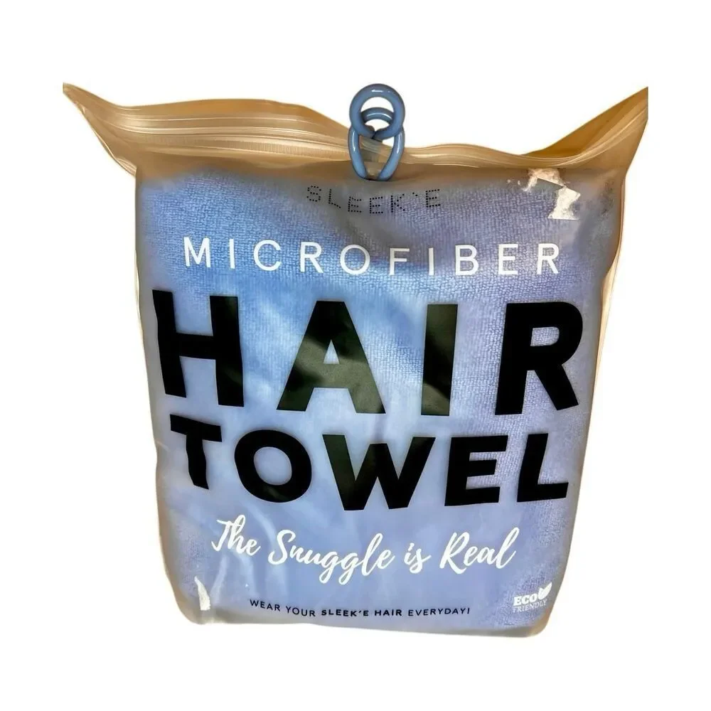 Sleek'e Microfiber Hair Wrap Ultra Absorbent and Soft Anti-Frizz Turban Towel