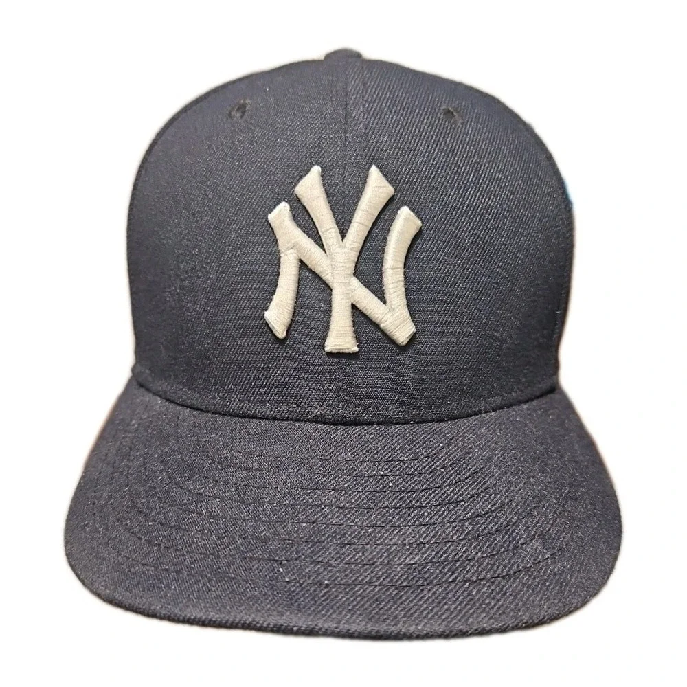New York Yankees Hat New Era Cap7 Black White Onfield59Fifty Fitted Baseball MLB