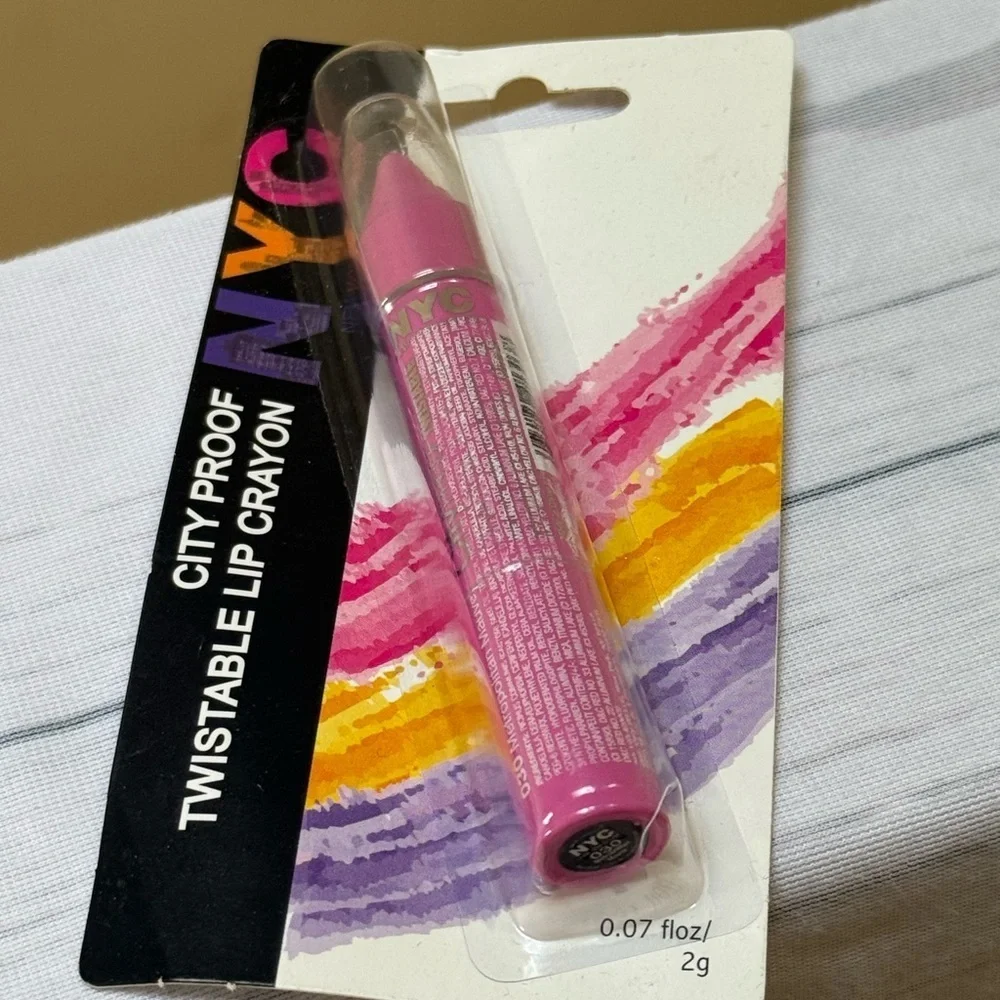 NYC City Proof Twistable Lip Crayon - Pink
