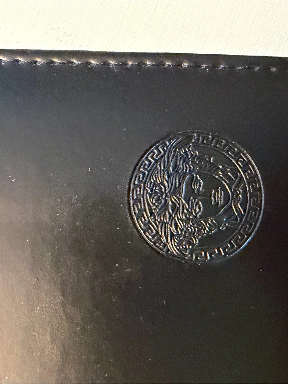 Versace sleek leather
