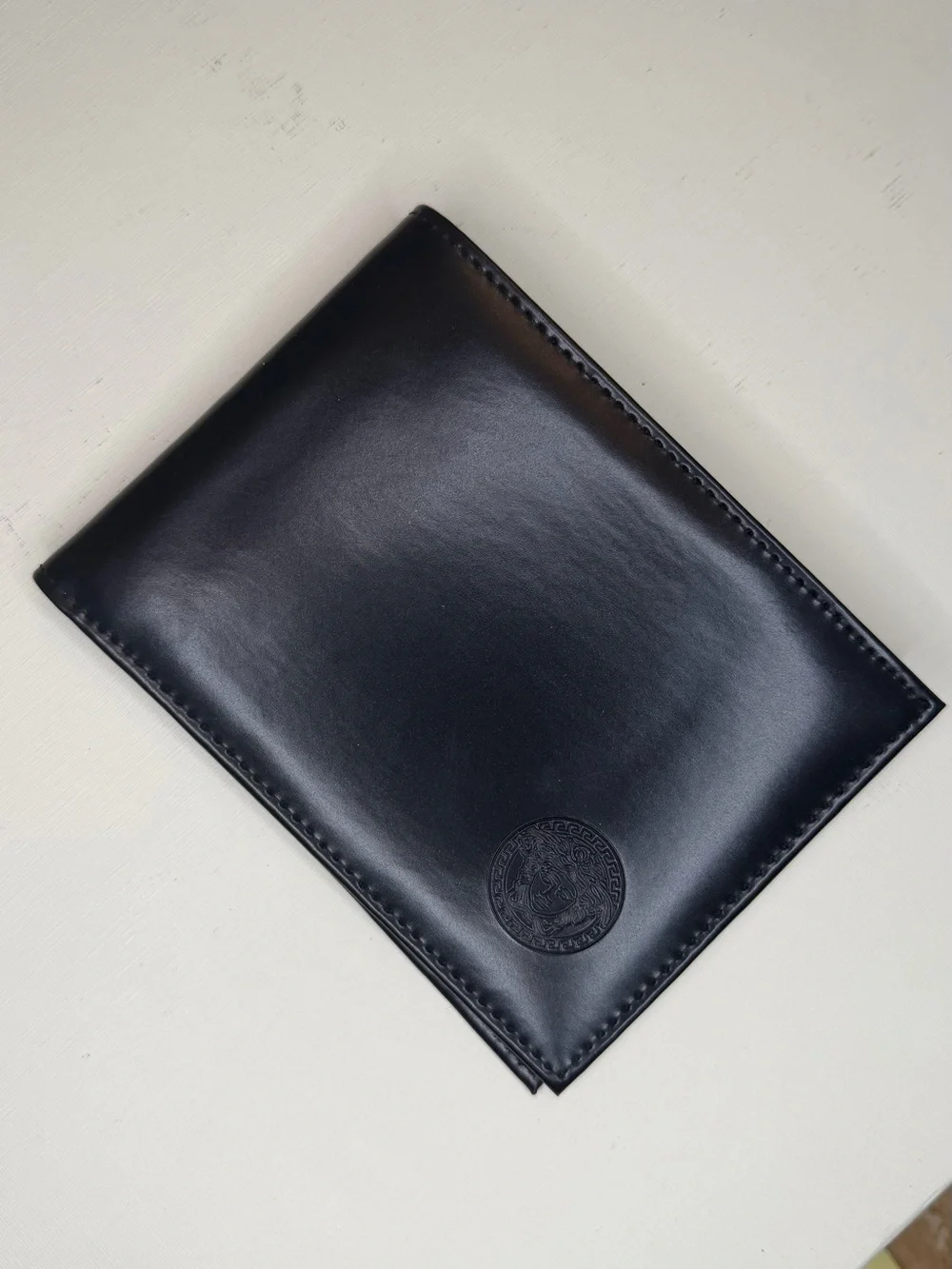 Versace sleek leather