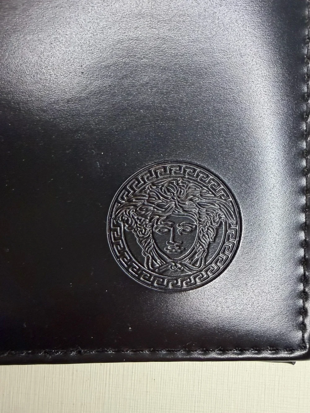 Versace sleek leather