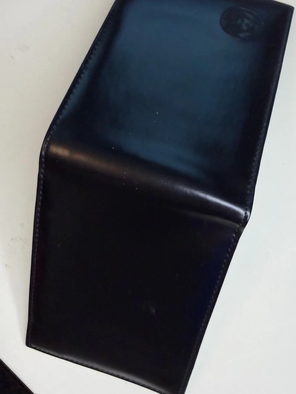 Versace sleek leather