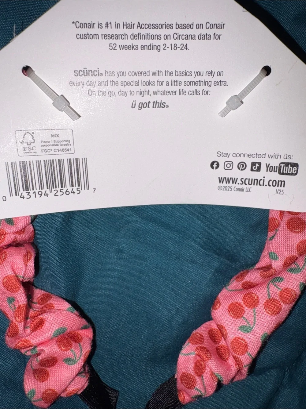 scunci cute pink