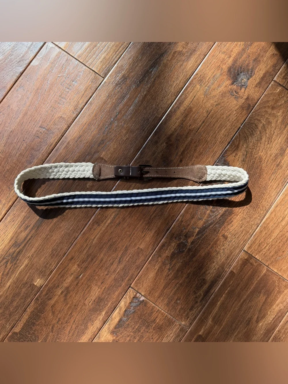 Abercrombie & Fitch Y2K Vintage Braided Nautical Belt