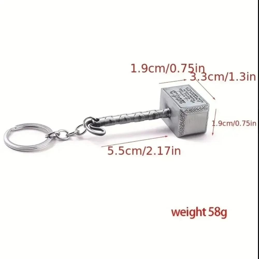 Thor's hammer mjolnir bottle opener keychain 2in1 gift accessory