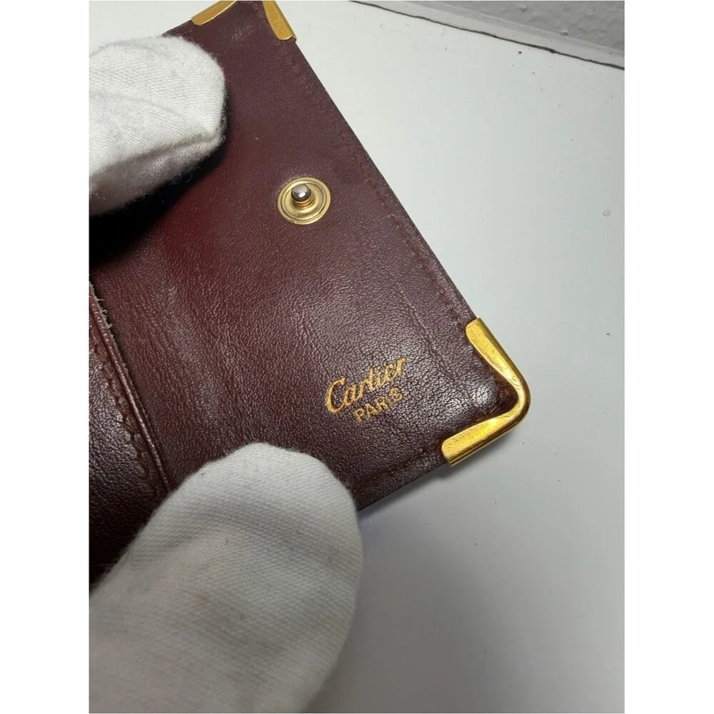 Cartier leather card
