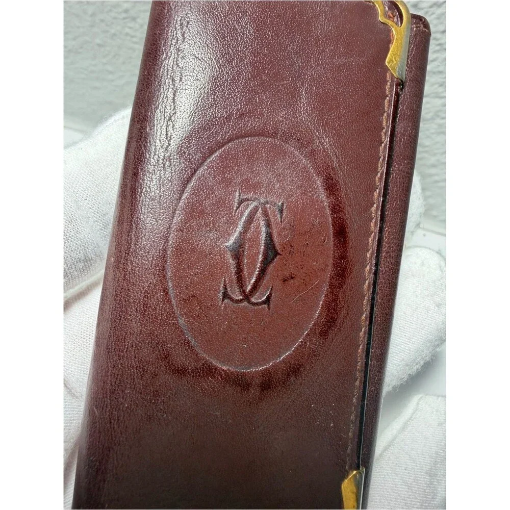 Cartier leather card