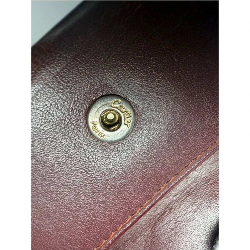 Cartier leather card
