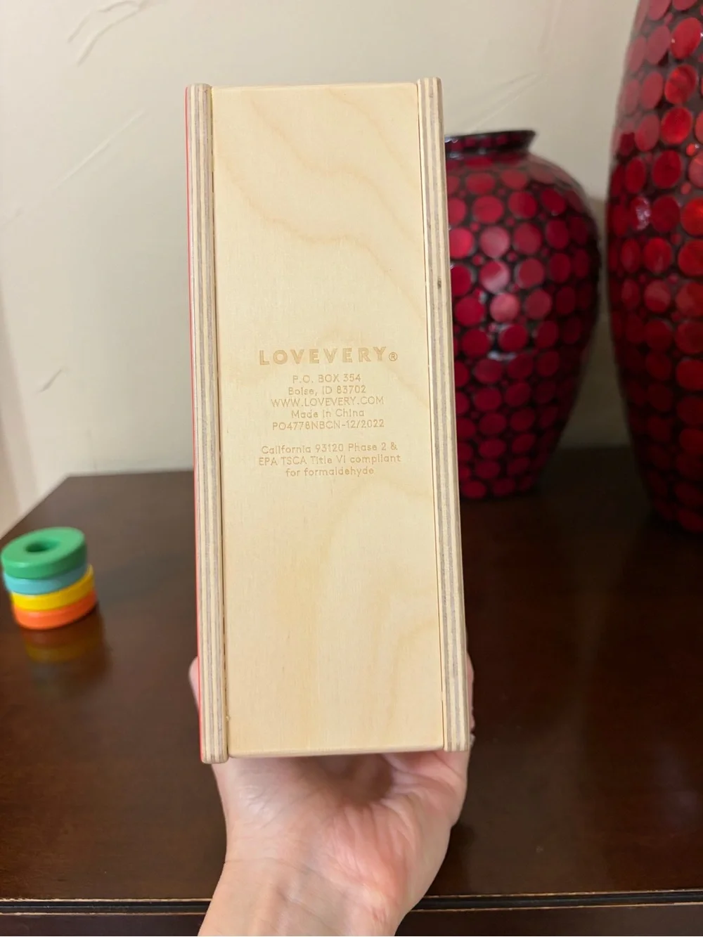 LOVEVERY wooden stack