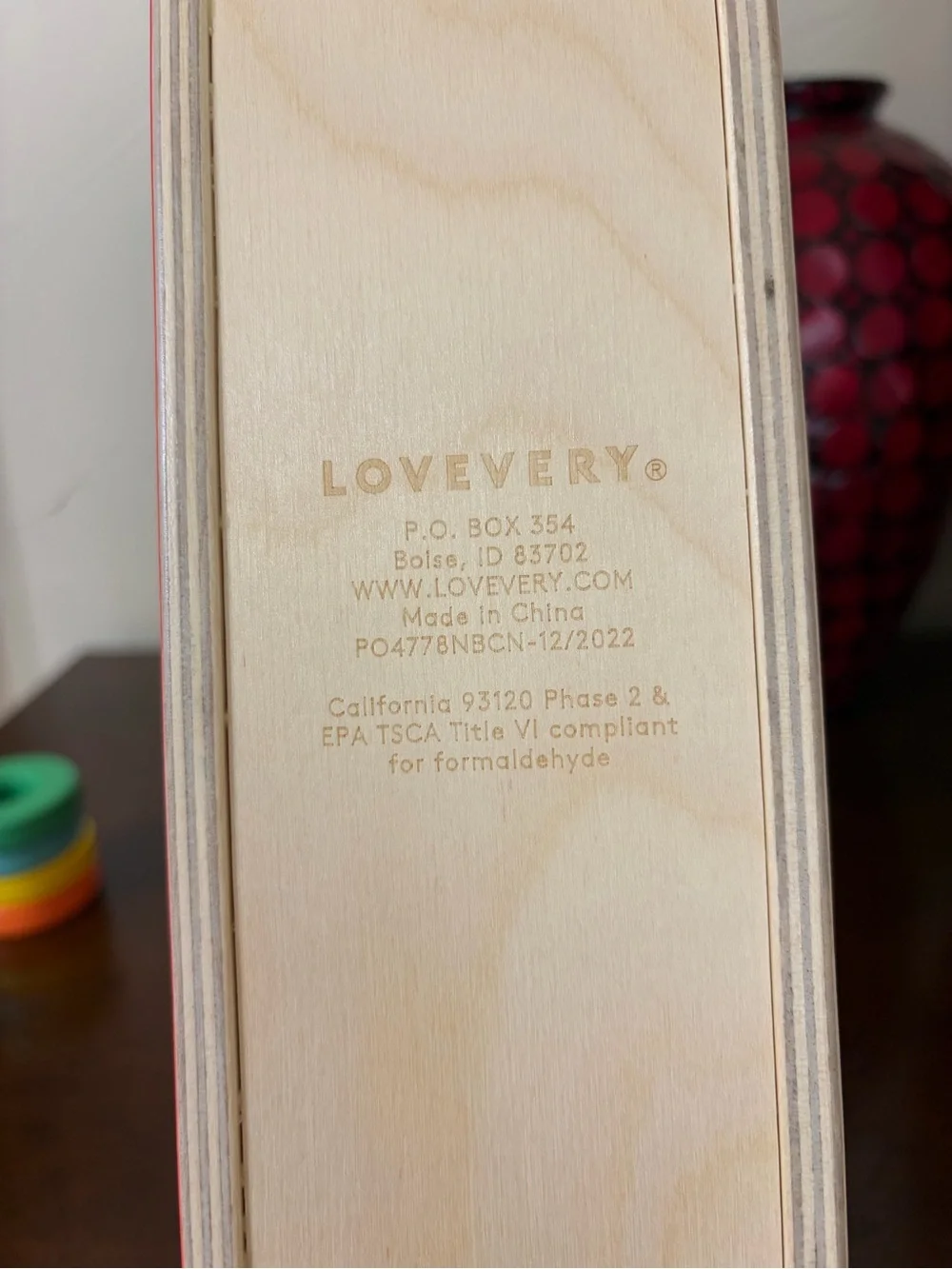 LOVEVERY wooden stack