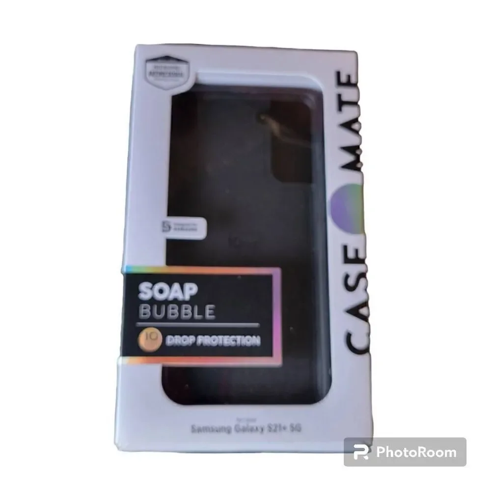 Case-Mate Soap Bubble Clear Case for Samsung Galaxy S21 + 5g Drop Protection New