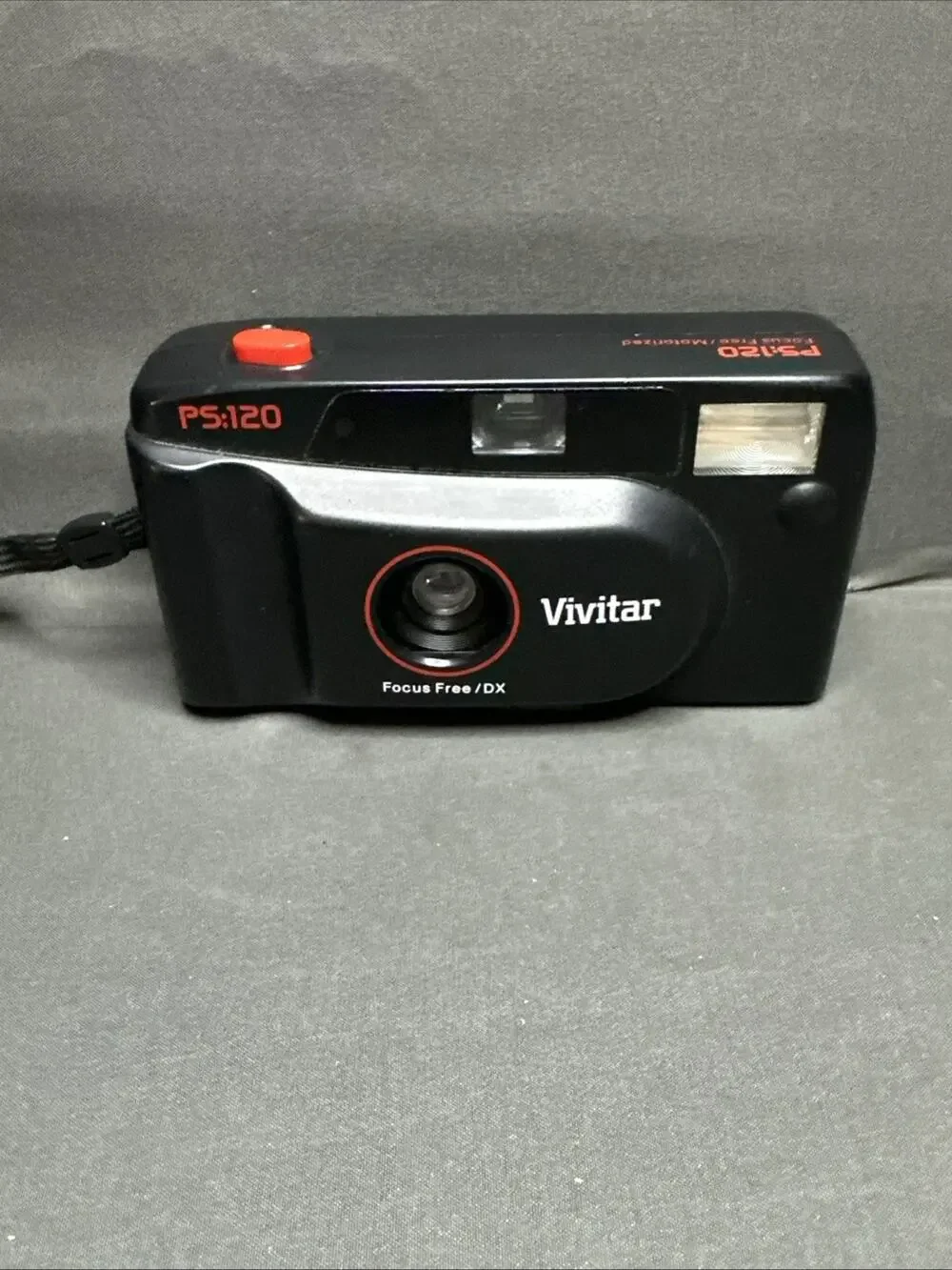 Vivitar PS 120 Lens 35mm Camera - Focus Free / Motorized - Tested