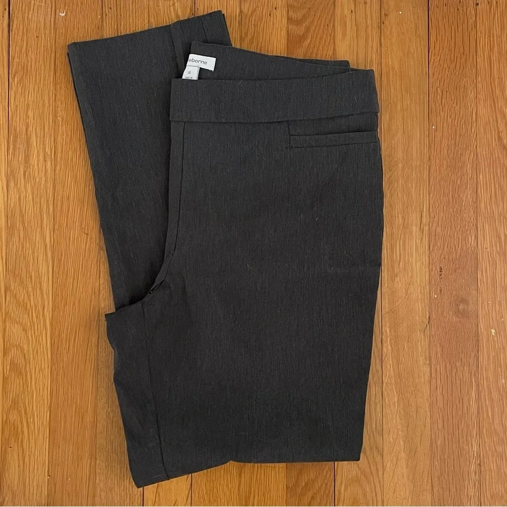 Liz Claiborne charcoal gray
