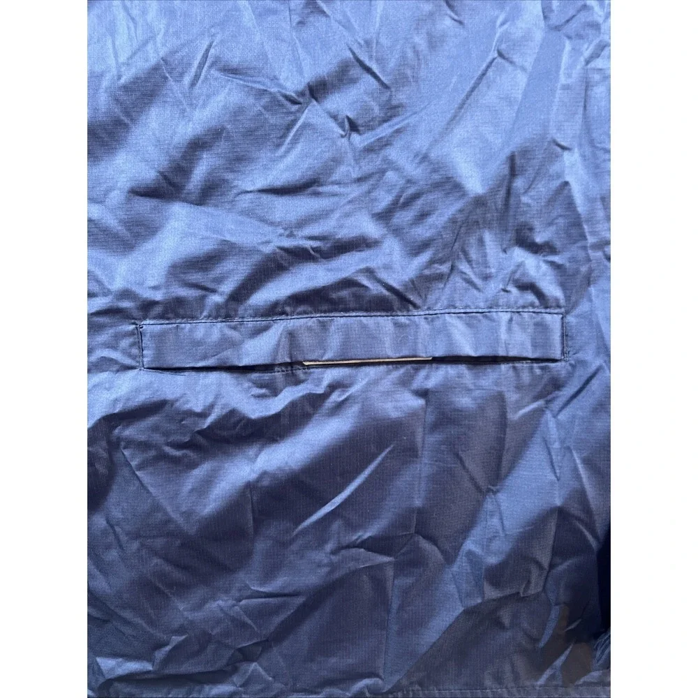 Ole‎ Miss Rebels Genuine Stuff GS Collegiate Hooded Rain Jacket Men's M VG