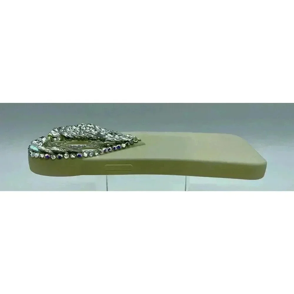 3D Rhinestone Heart Bling Case for‎ iPhone 14 Pro Shockproof Soft TPU