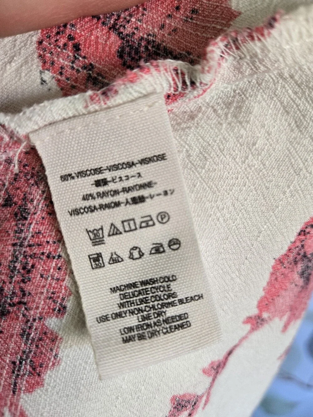 FREE PEOPLE | French Quarter Wrap Dress in Pink & White sz M