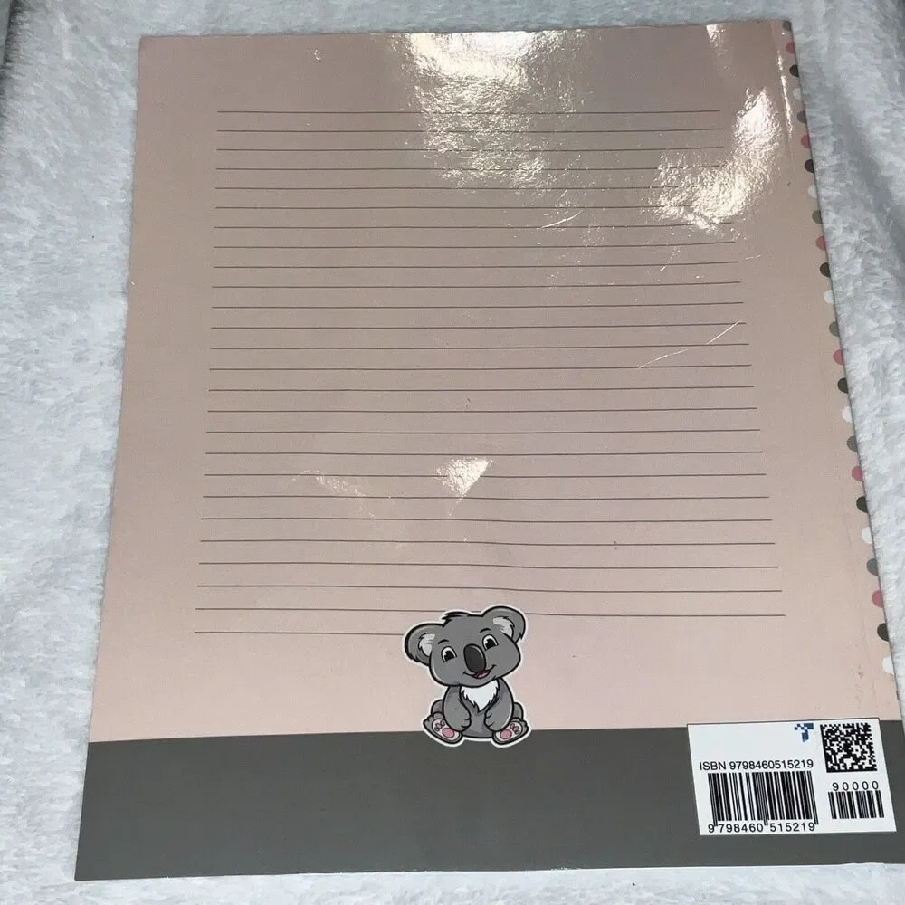 Left-handed Composition Notebook New Made In The U.S.A 2022 VERY CUTE KOALA BEAR
