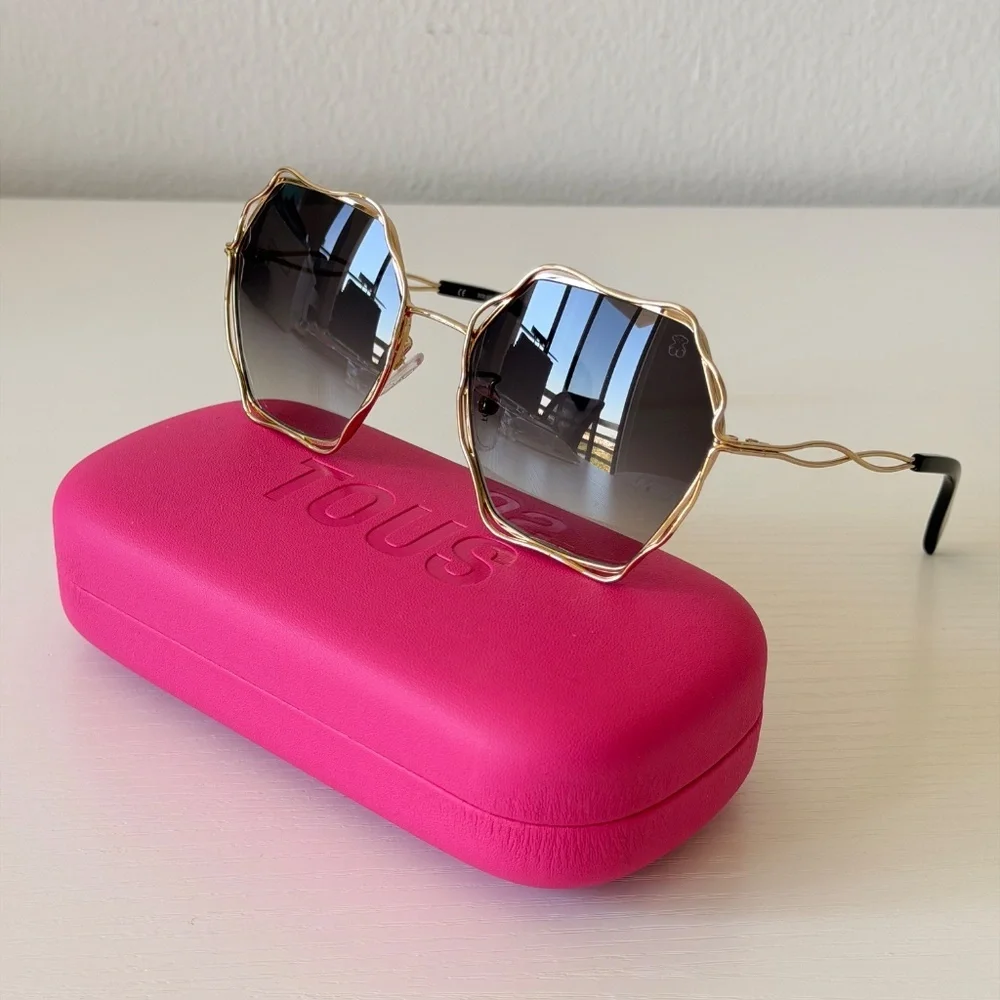 New, Tous STO445 0300, Gold Frame, Authentic