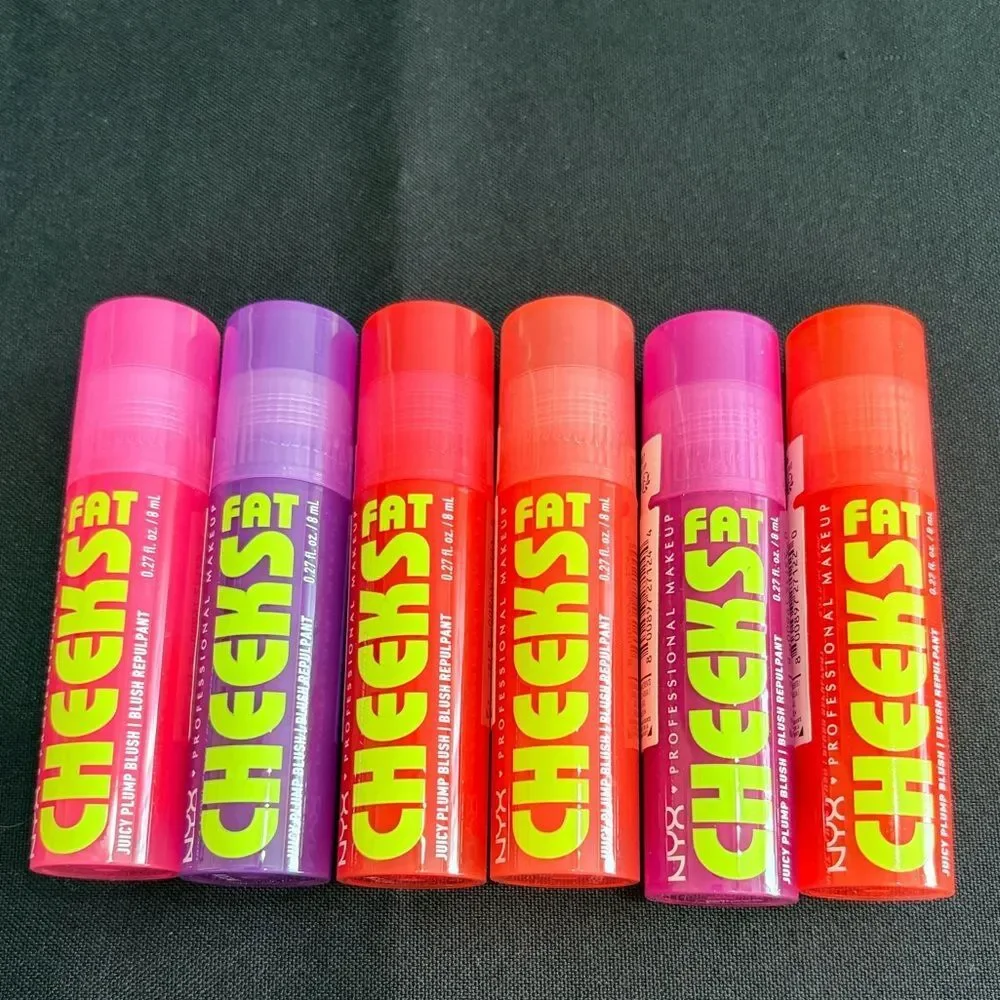🦋 NYX GUAVA GUSH - PINKY CORAL Fat Cheeks Juicy Dewy Liquid Blush New FullSz
