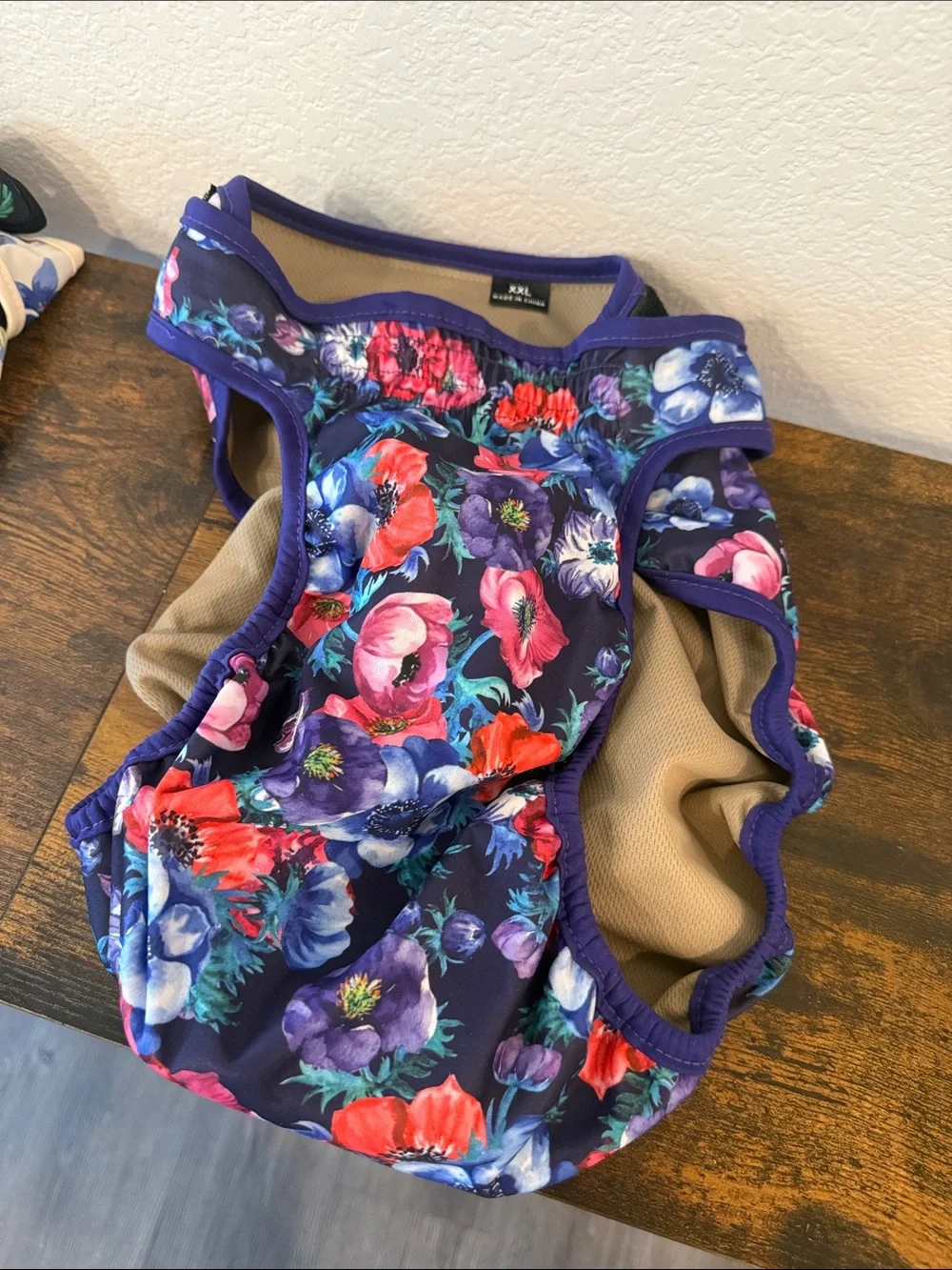 Grecle Floral Print XXL Dog Diaper Stack (5) - NWOT | Size Chart Included