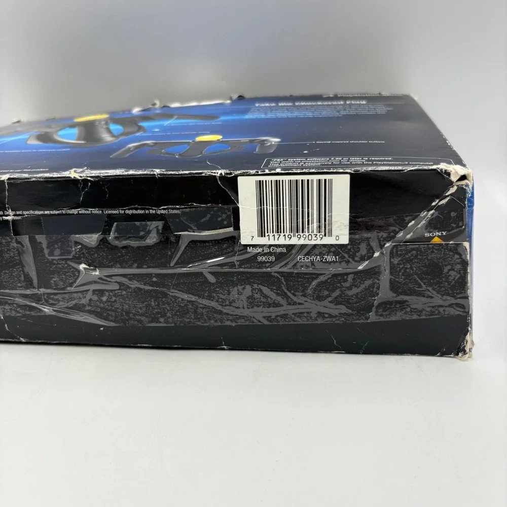 Sony PlayStation Move Racing Wheel PS3 Black CECHYA-ZWA1 Accessory OPEN BOX