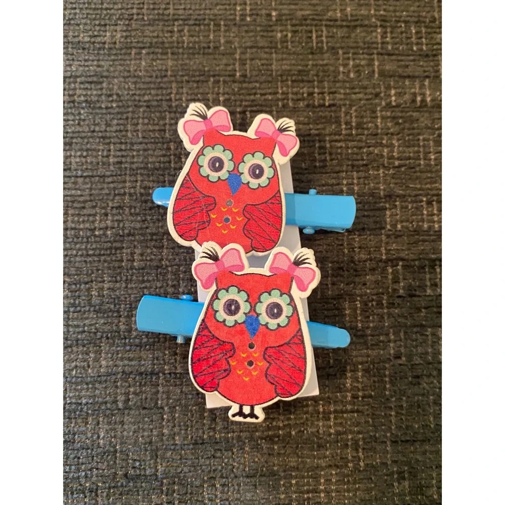 Unbranded Hair Clip Set Girls Multicolor New Whimsical Animal Heart Flower 13pc