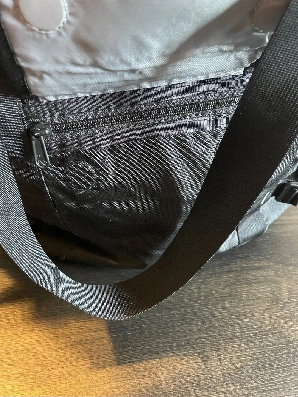 The North Face rugged duffel