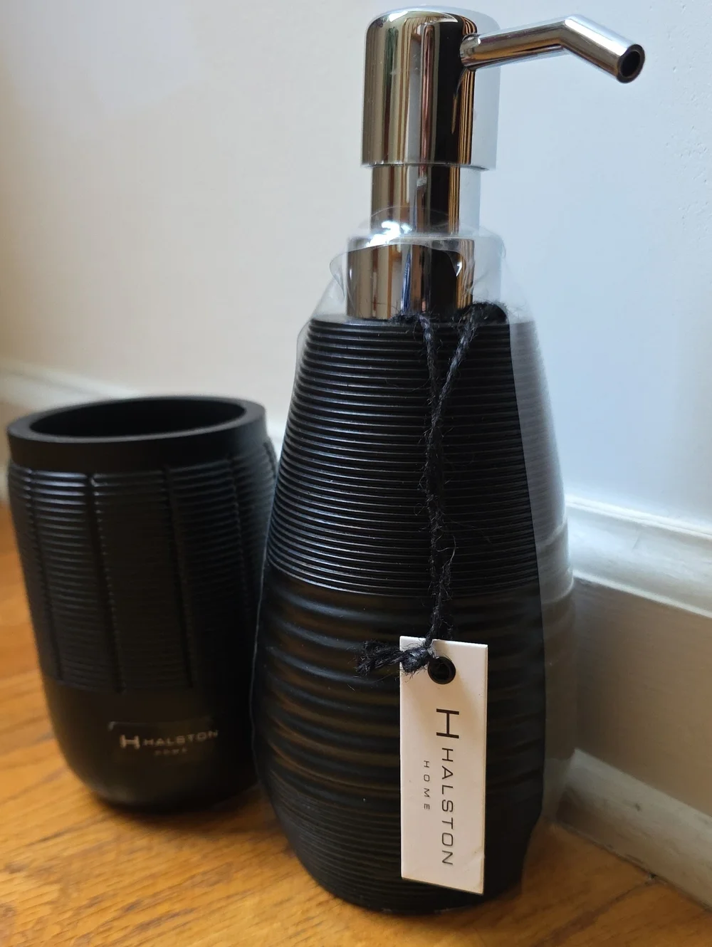 Halston Home dispenser polyresin