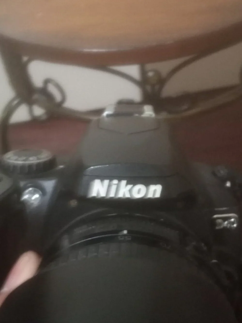 Nikon D40 6.1MP DSLR Camera Kit/AF-S DX 55-200mm Lens For Parts Only