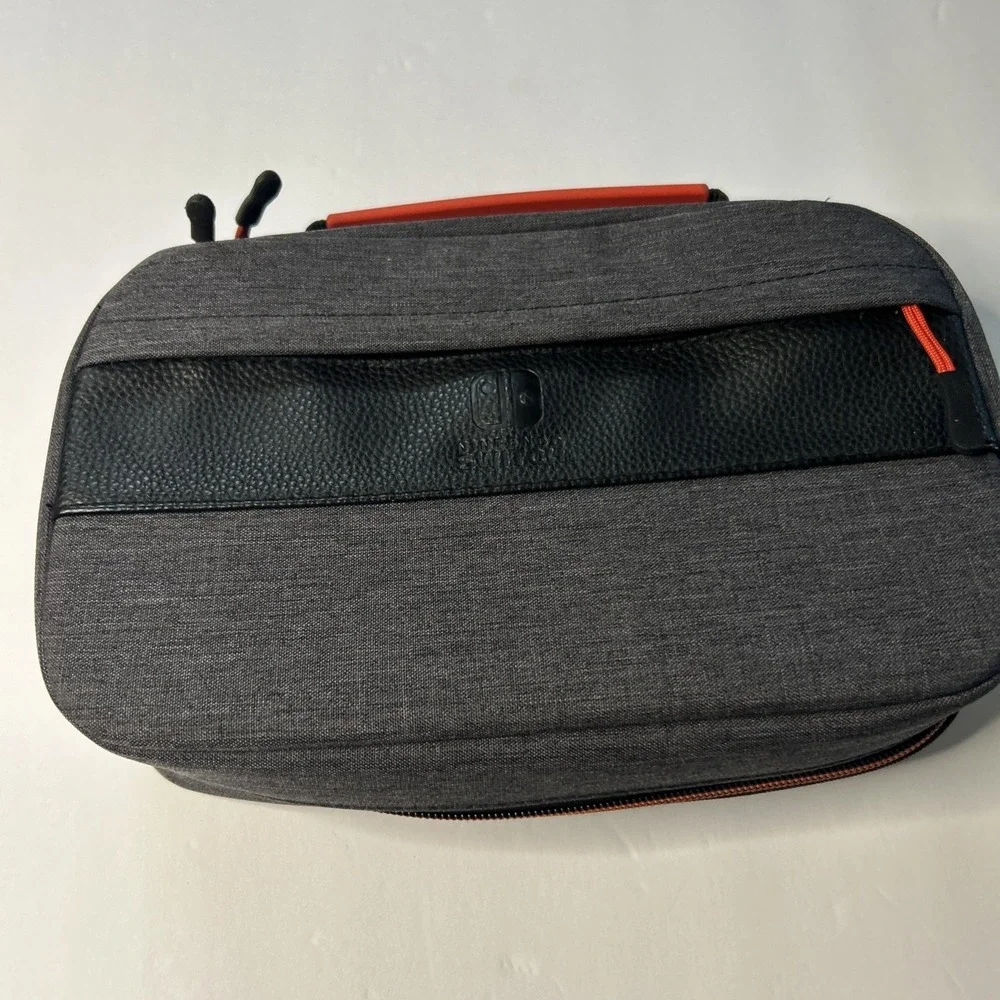 Nintendo Switch PDP Gaming Soft Carrying Case Travel Bag Controller AC Adapter
