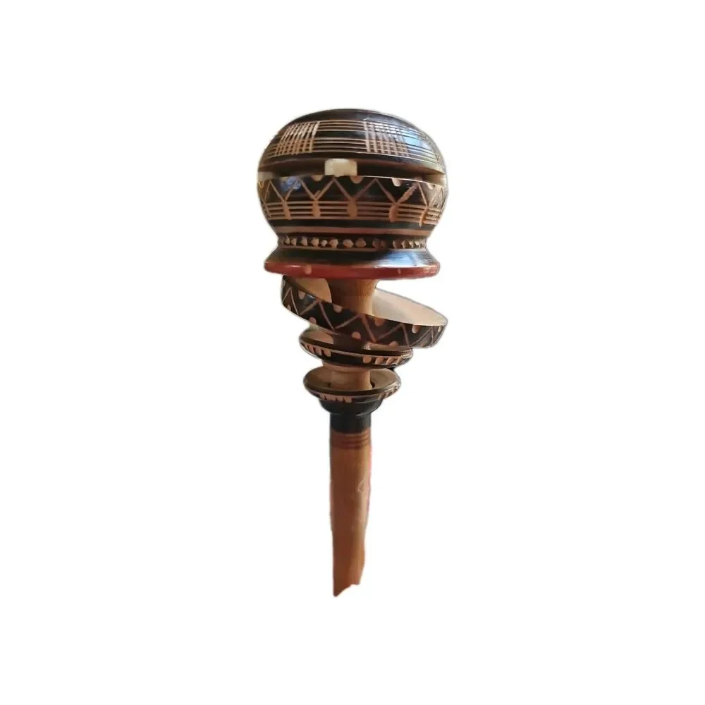 Mexican Hand Carved Wooden Molinillo Whisk For Frothing Hot Chocolate 10