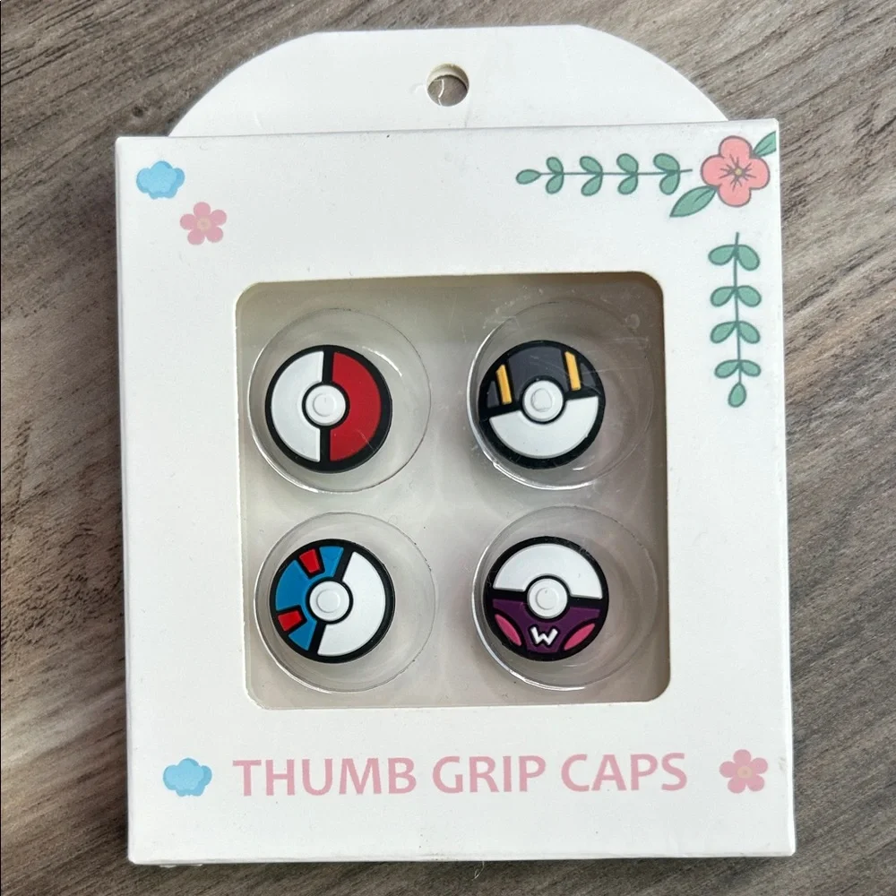NWT Pokemon 4pk Thumb Grip Caps Set for Controller