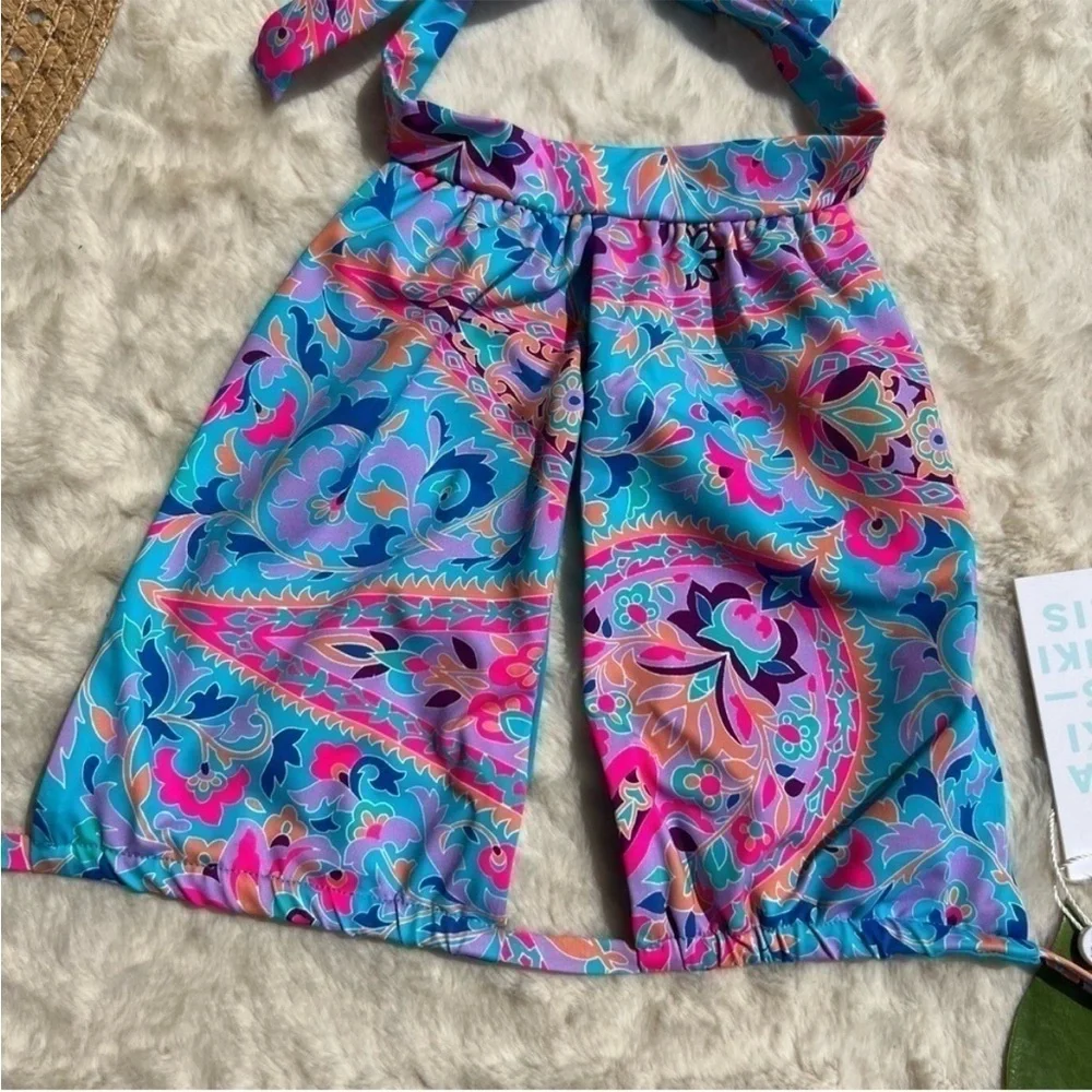 Frankie’s Bikinis Cupid Top and Tia Bottom Set in Scarf
