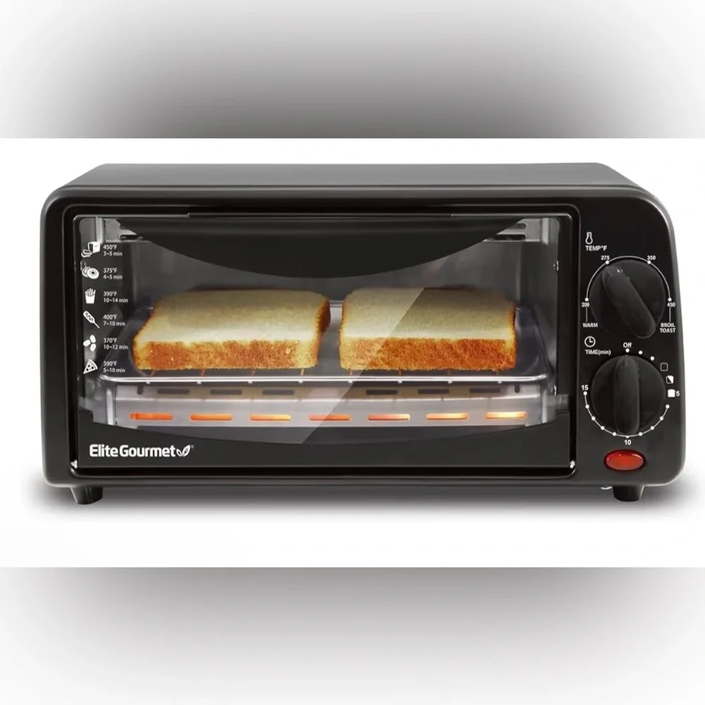 Elite Gourmet 2-Slice Toaster Oven - Black 013