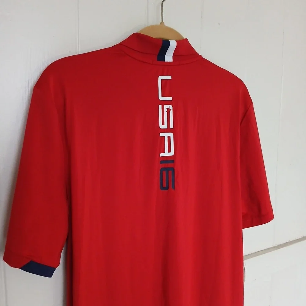 Ralph Lauren RLX Shirt Polo 2016 Ryder Cup Team USA Men's Large Golf Performance
