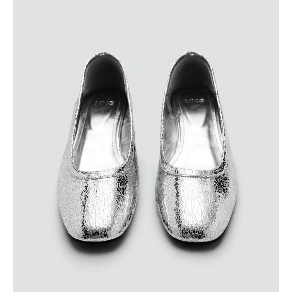 Mango shimmering silver