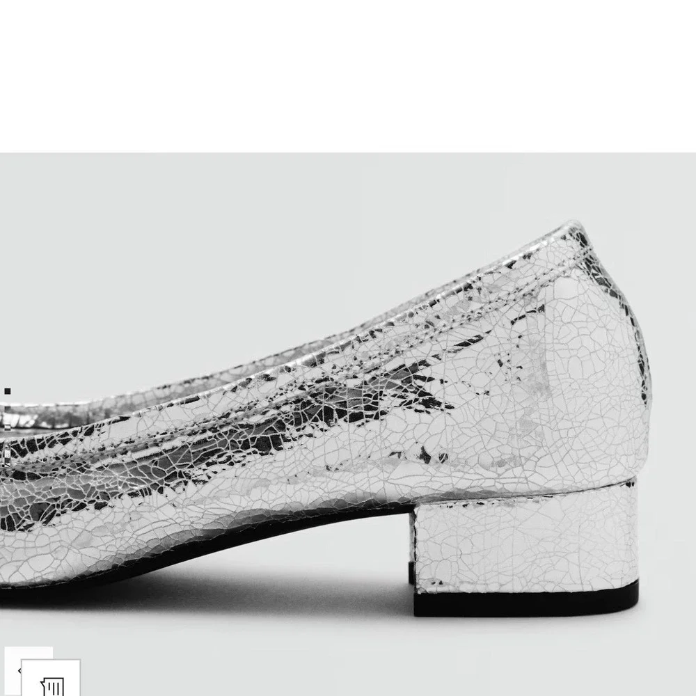 Mango shimmering silver