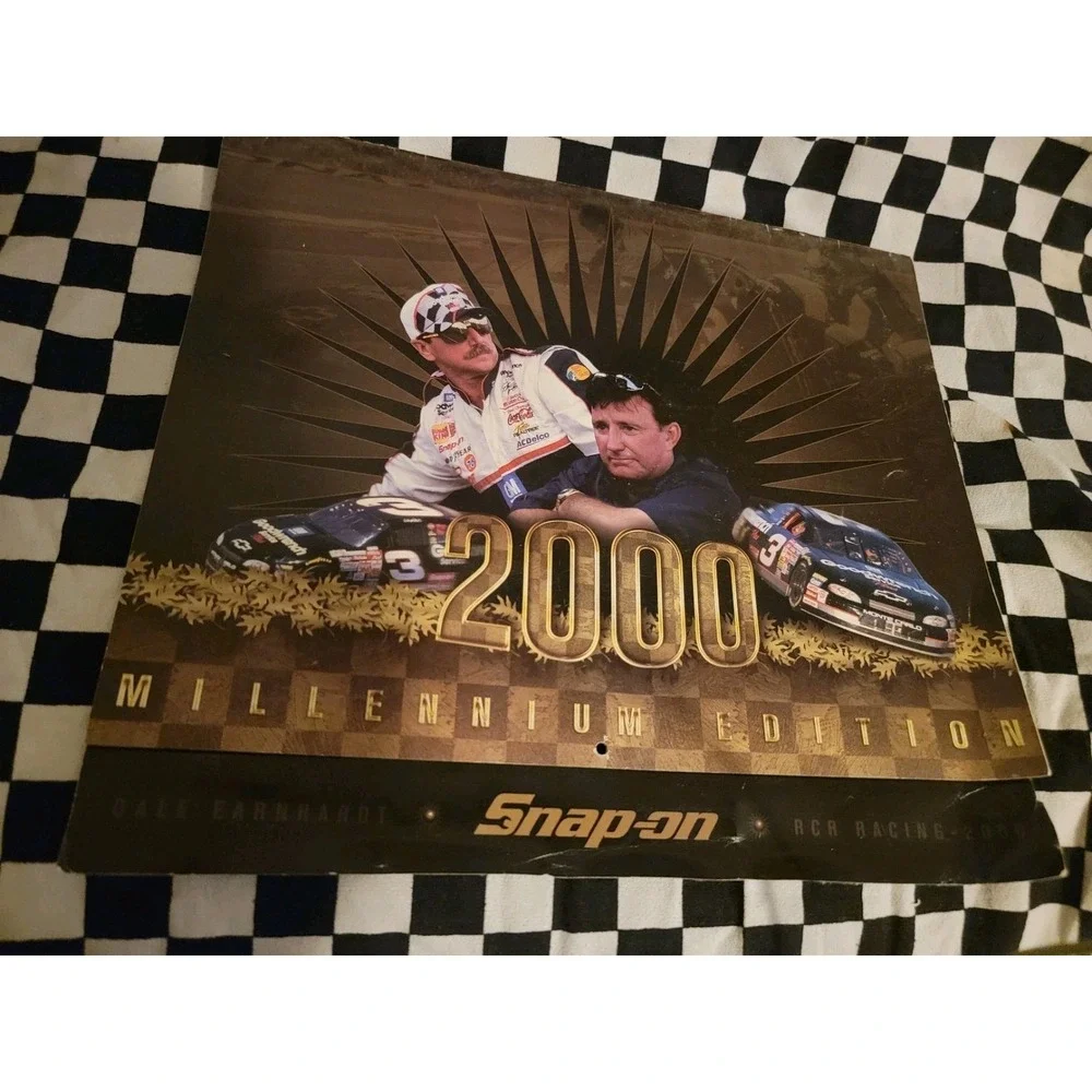 Dale Earnhardt Snap-On Tools 2000 Millennium Edition Calendar  RCR...