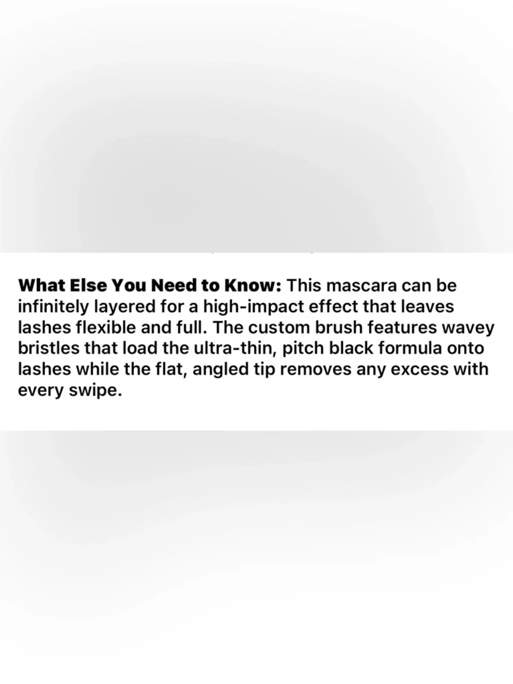 One/Size FANTASIZE Black Mascara in Bright Red Tube