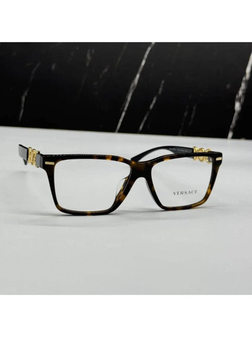 Versace VE3335F 5404 Havana Brown Women Eyeglasses Authentic NEW
