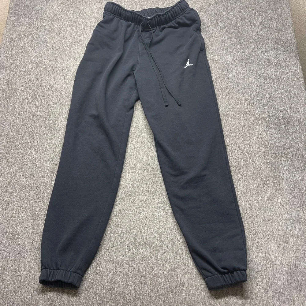 Nike Jordan Sport Crossover Mens Fleece Sweatpants Black Joggers FV8608 Medium