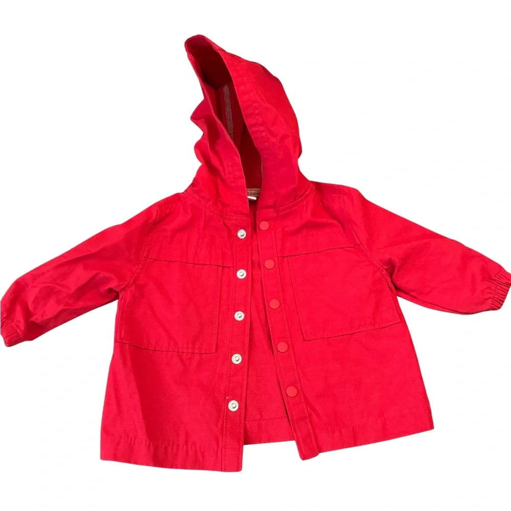 Old Navy Kids Bright Red Raincoat‎