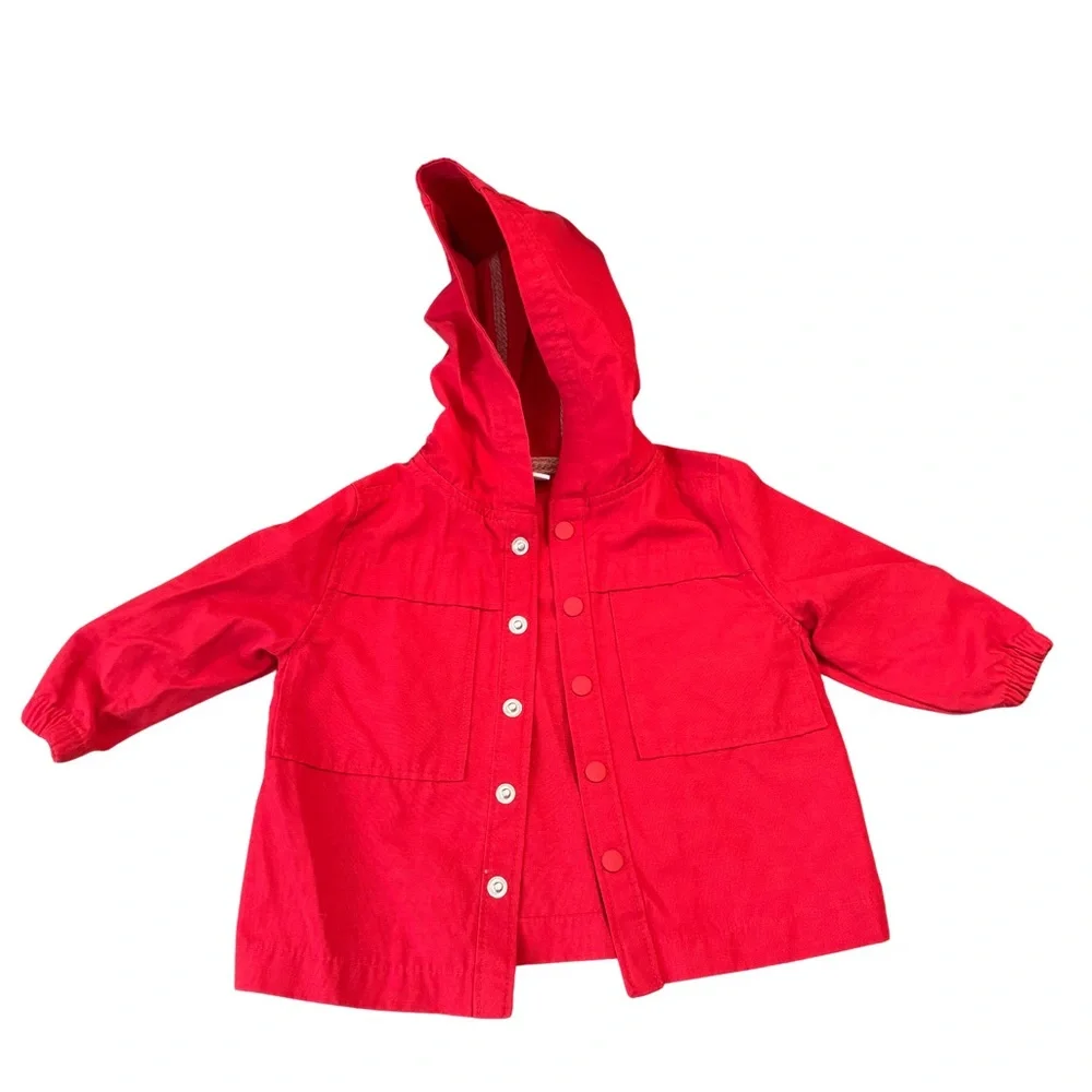 Old Navy Kids Bright Red Raincoat‎