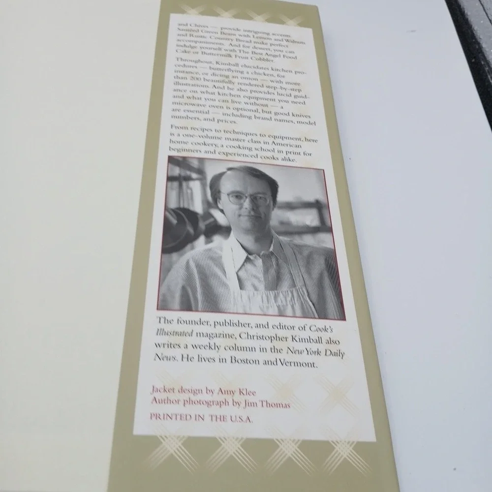 Cook's Bible The Best of American Home Cooking Christopher Kimball NOS