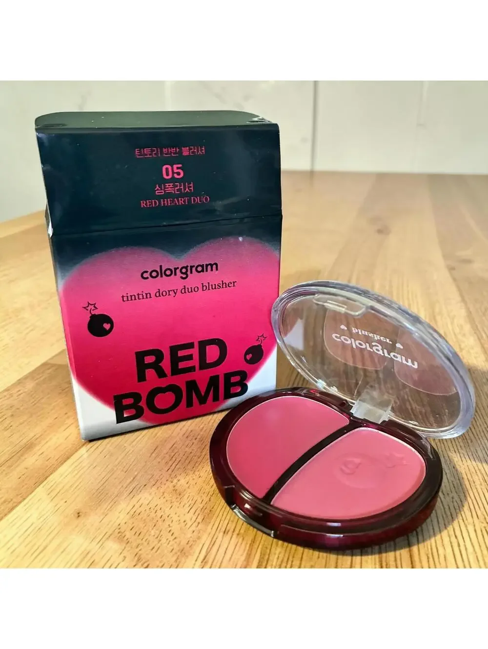 Colorgram Tintin Dory Duo Blusher 05 Red Bomb