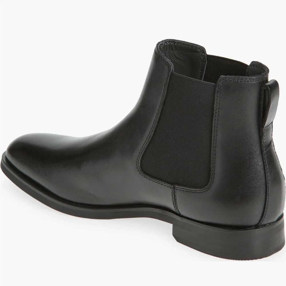 NEW! Nordstrom Leather Chelsea Boot for Men - Size 14 🛵