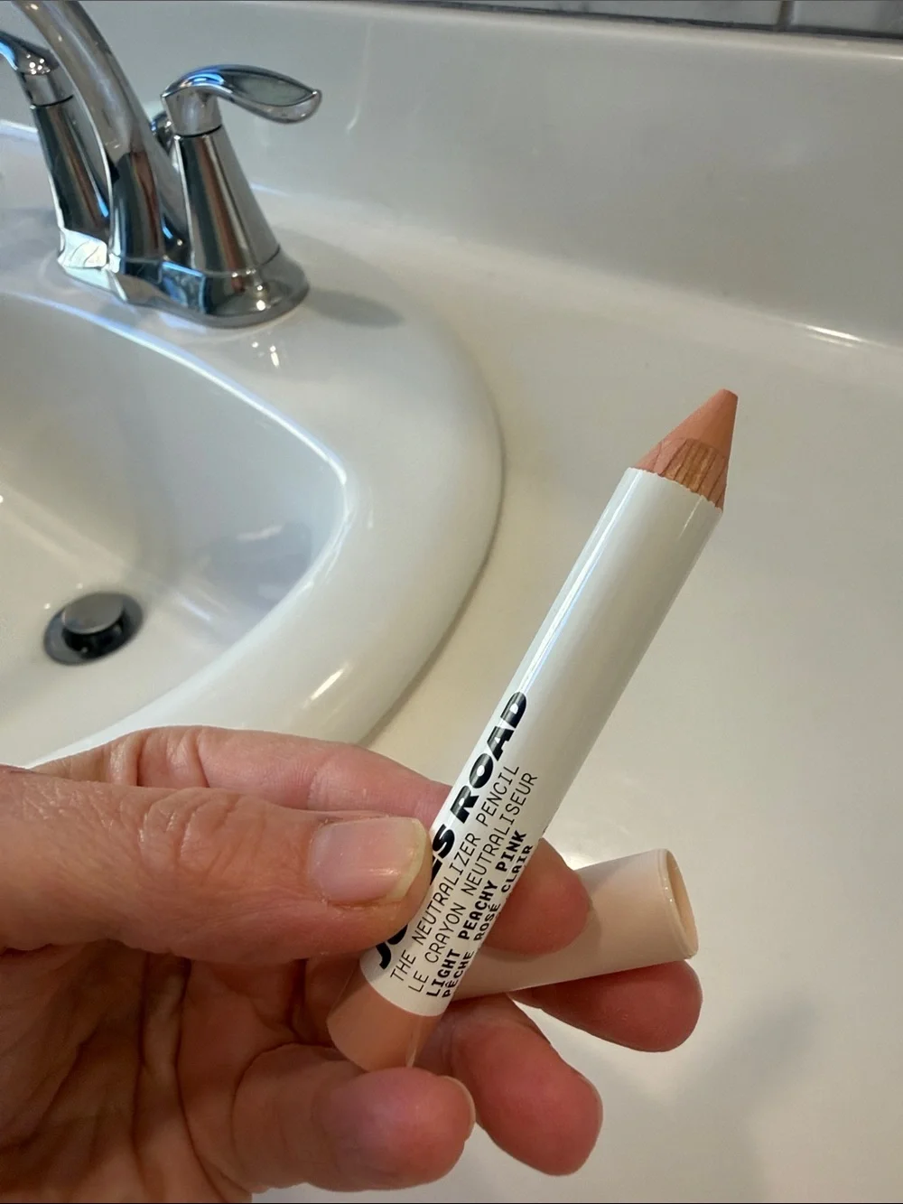 Jones Road Neutralizer Pencil in Pale Pink Box