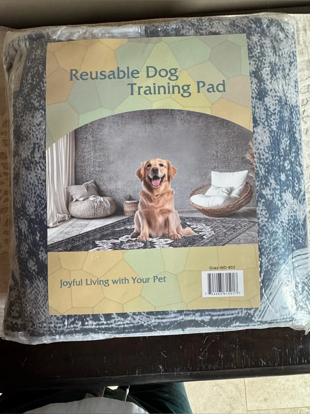 O'Jay Gray Floral Washable Dog Training Pad