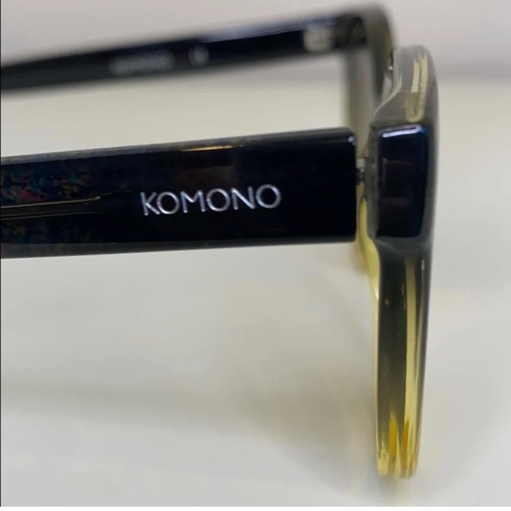 Chic Black and Brown Gradient Sunglasses NEW KOMONO Lulu Expressionist